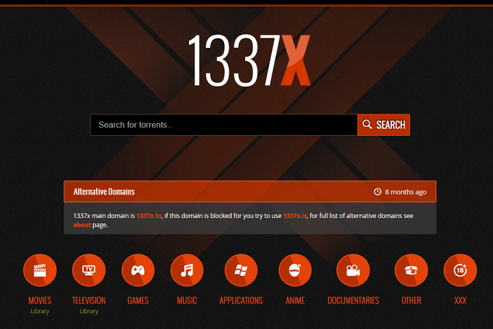 1337x Proxy/Mirror Sites List