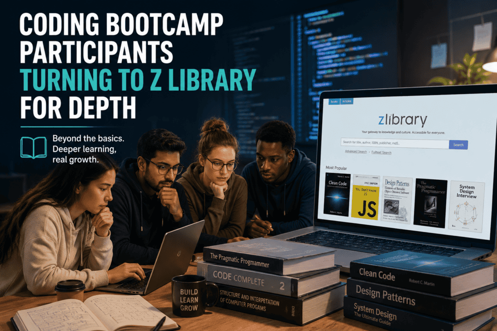 Coding Bootcamp Participants Turning to Z Library for Depth